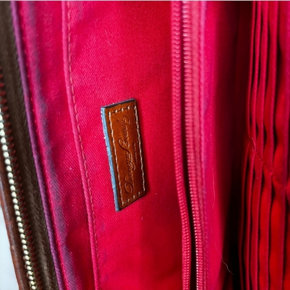 HOST PICK 😊 Vtg Dooney & Bourke Ostrich Leather Bag - Picture 9 of 9